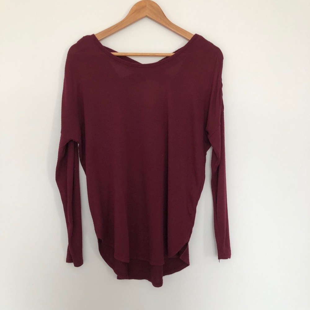 Long Sleeve with Crisscross Back